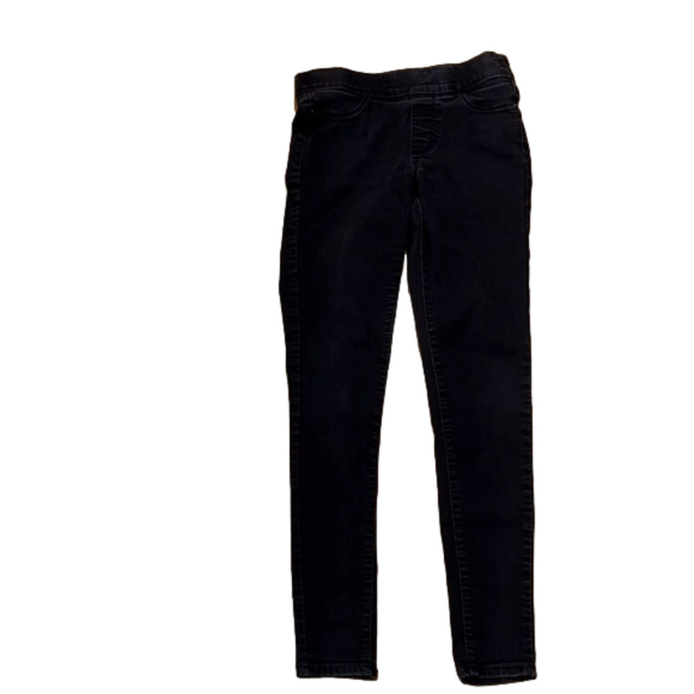 OLD navy women black pull on rockstar jegging jeans size 4.